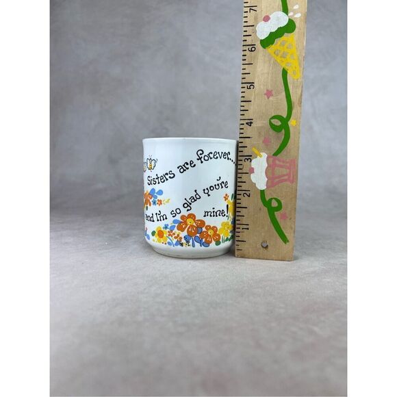 Vintage Sisters Floral Coffee Mug Sisters are Forever MCM - Picture 7 of 7
